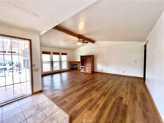 Empty room, Fireplace, Interior, Wood Texture Flooring