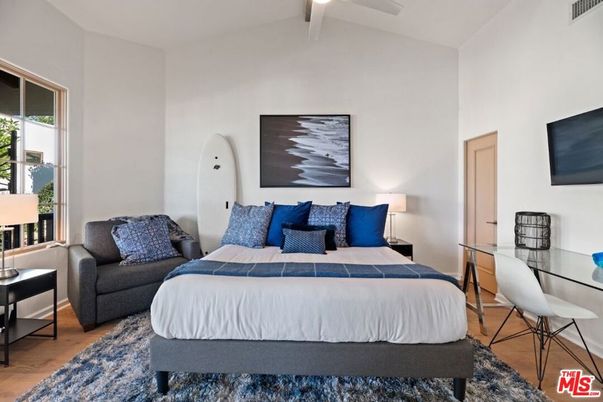 Bedroom, Home Office, Interior, Wood Texture Flooring