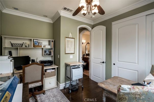 Home Office, Interior, Wood Texture Flooring