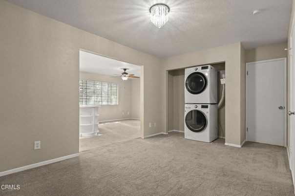 Empty room, Interior, Utility Closets, Washer