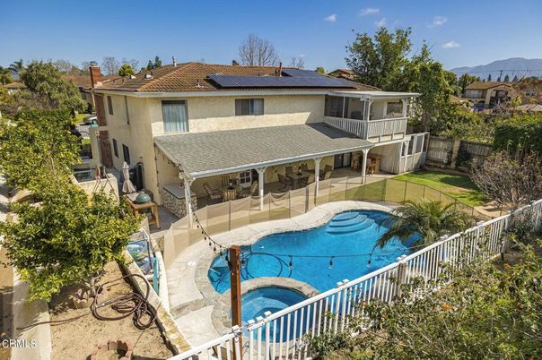 Exterior, Pool, Solar Panels