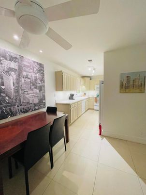 Dining room, Interior, Kitchen, Recessed Lighting