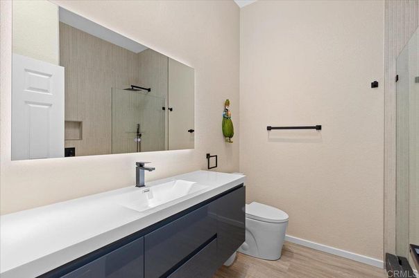 Bathroom, Interior, Wood Texture Flooring