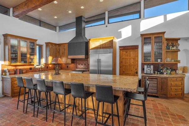 Interior, Kitchen, Recessed Lighting, Stainless Steel Appliances, Wooden Beams