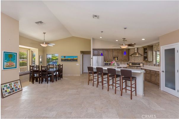 Dining room, Interior, Kitchen, Pendant Lights, Recessed Lighting