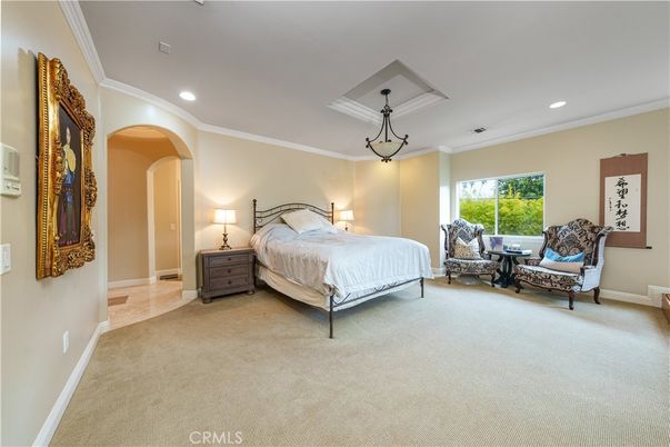 Bedroom, Interior, Pendant Lights, Recessed Lighting