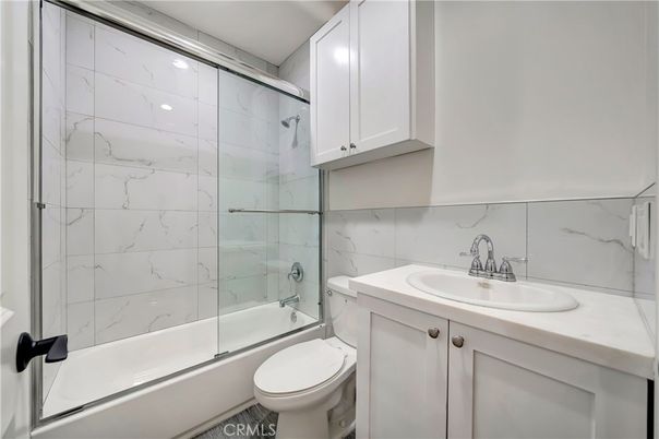 Bathroom, Glass Shower, Interior, Marble Walls, Recessed Lighting