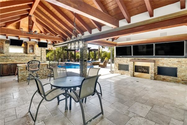 Exterior, Fireplace, Pool, Stone Walls, Wooden Beams, Wooden Ceilings