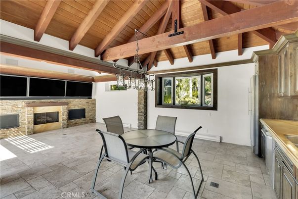 Dining room, Fireplace, Interior, Wooden Beams, Wooden Ceilings