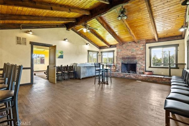 Fireplace, Interior, Stone Walls, Wooden Beams, Wooden Ceilings, Wood Texture Flooring