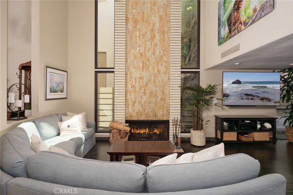 Fireplace, Interior, Living room, Wood Texture Flooring