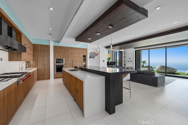 Interior, Kitchen, Pendant Lights, Recessed Lighting, Stainless Steel Appliances, Water