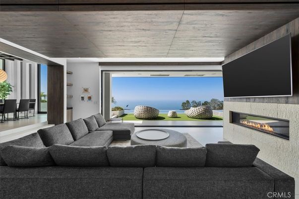 Fireplace, Interior, Living room, Water, Wooden Ceilings