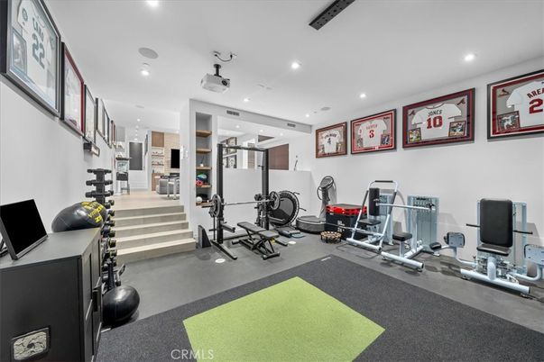 Fitness Equipment, Interior, Recessed Lighting
