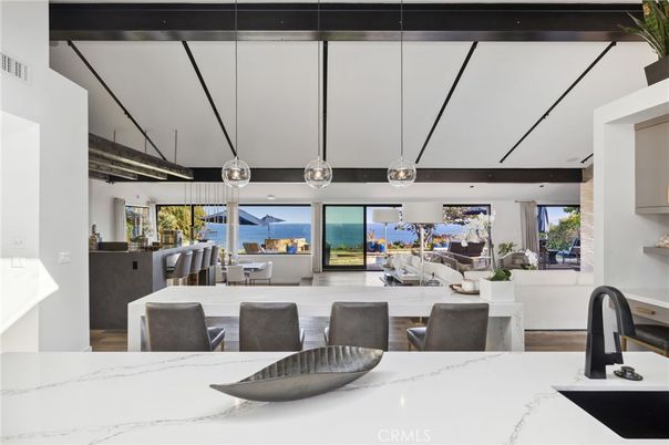 Dining room, Interior, Kitchen, Living room, Pendant Lights, Water