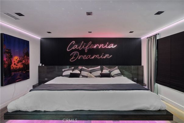 Bedroom, Interior, Recessed Lighting