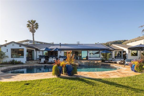 Exterior, Pool, Solar Panels