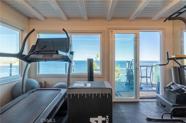Fitness Equipment, Interior, Water, Wooden Ceilings