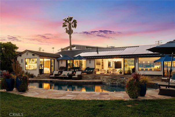 Exterior, Pool, Solar Panels