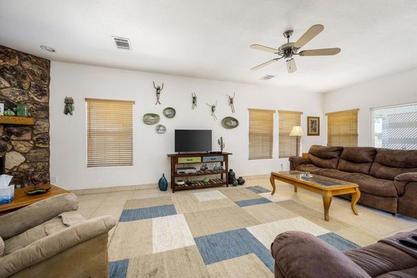 Interior, Living room, Stone Walls