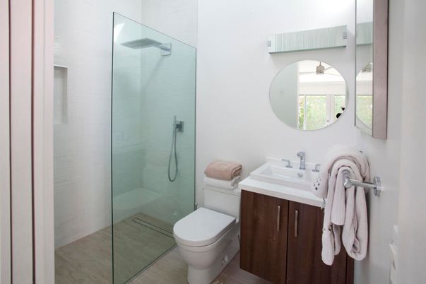 Bathroom, Glass Shower, Interior