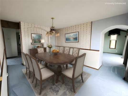 Dining room, Interior, Pendant Lights