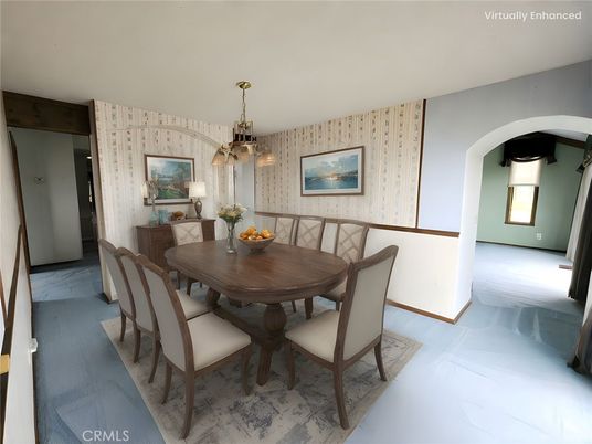 Dining room, Interior, Pendant Lights