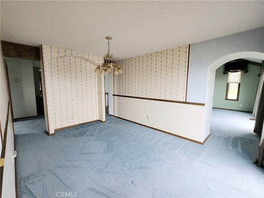 Chandelier, Empty room, Interior
