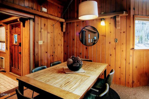 Dining room, Interior, Wooden Walls