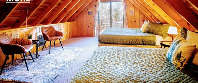 Bedroom, Interior, Wooden Beams, Wooden Ceilings, Wood Texture Flooring, Wooden Walls