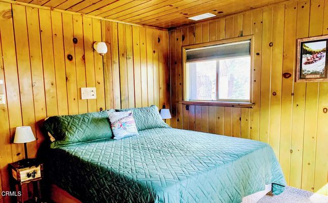 Bedroom, Interior, Wooden Ceilings, Wooden Walls
