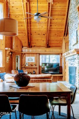 Dining room, Fireplace, Interior, Stone Walls, Wooden Beams, Wooden Ceilings, Wooden Walls