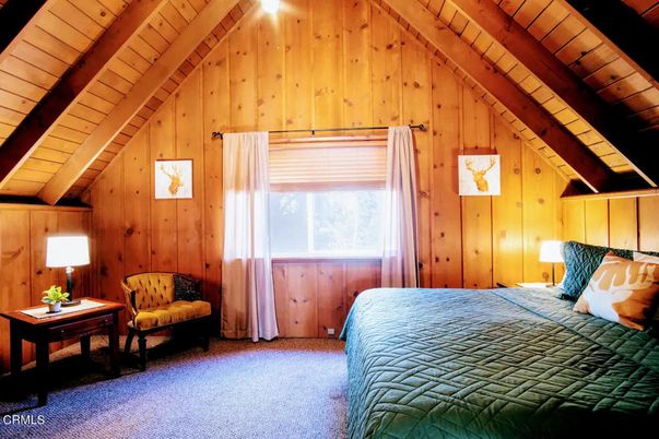 Bedroom, Interior, Wooden Beams, Wooden Ceilings, Wooden Walls