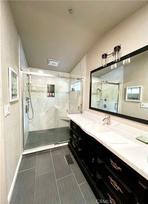 Bathroom, Glass Shower, Interior, Marble Walls