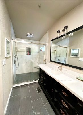 Bathroom, Glass Shower, Interior, Marble Walls