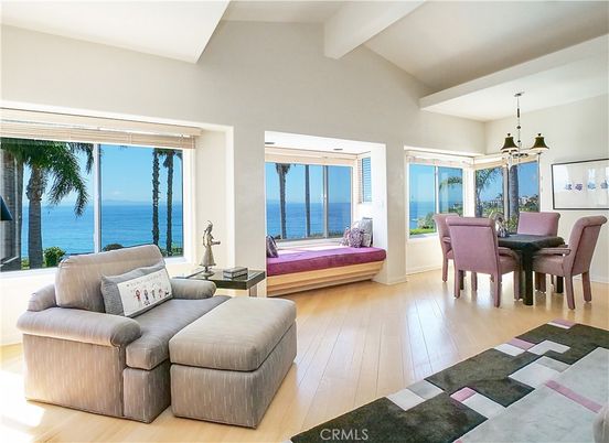 Dining room, Interior, Living room, Pendant Lights, Water, Wood Texture Flooring