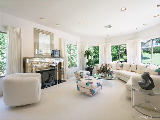 Interior, Living room, Recessed Lighting