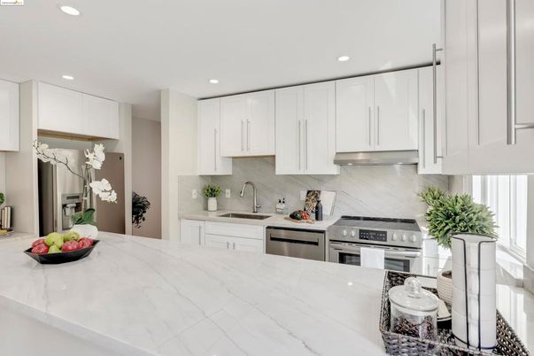 Interior, Kitchen, Recessed Lighting, Stainless Steel Appliances