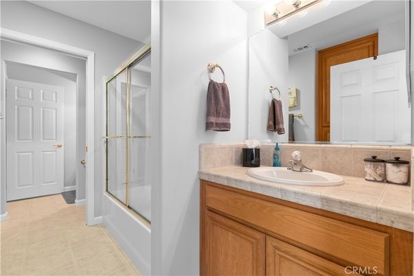 Bathroom, Glass Shower, Interior, Tile Countertops