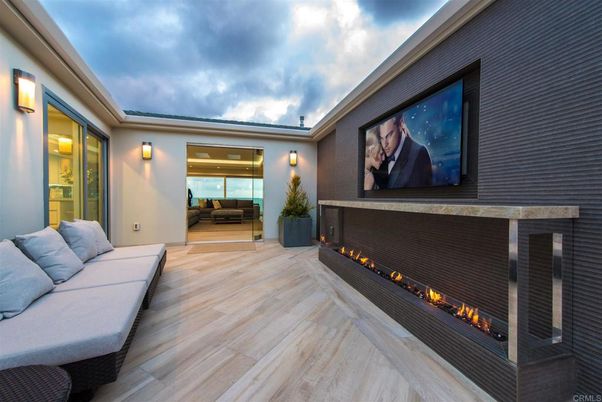 Fireplace, Interior, Wood Texture Flooring