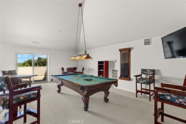 Billiard Table, Game Room, Interior, Pendant Lights