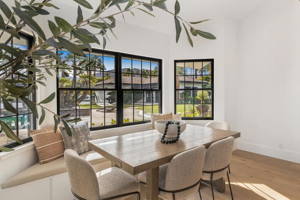 Dining room, Interior, Wood Texture Flooring