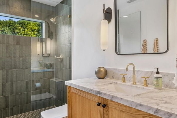 Bathroom, Glass Shower, Interior