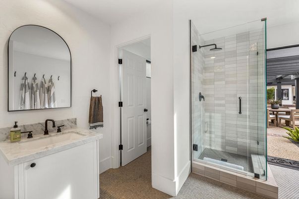 Bathroom, Glass Shower, Interior
