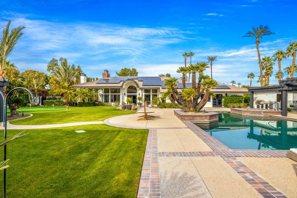 Backyard, Exterior, Pool, Solar Panels