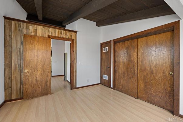 Empty room, Interior, Wooden Beams, Wooden Ceilings, Wood Texture Flooring, Wooden Walls
