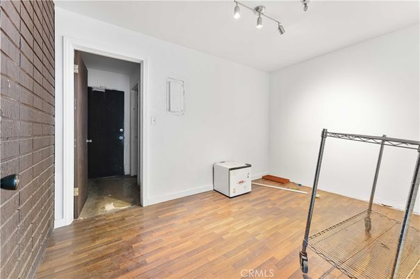 Empty room, Interior, Stone Walls, Wood Texture Flooring
