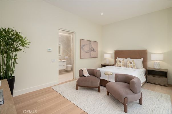 Bathroom, Bedroom, Interior, Recessed Lighting, Wood Texture Flooring