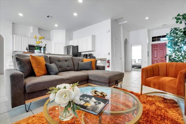 Interior, Kitchen, Living room, Recessed Lighting