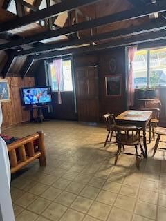Dining room, Interior, Wooden Walls